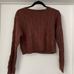 Cropped sweater